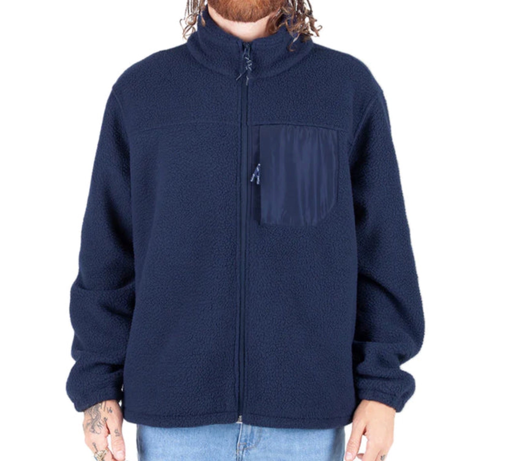 Sherpa/veste bleu marine Km12