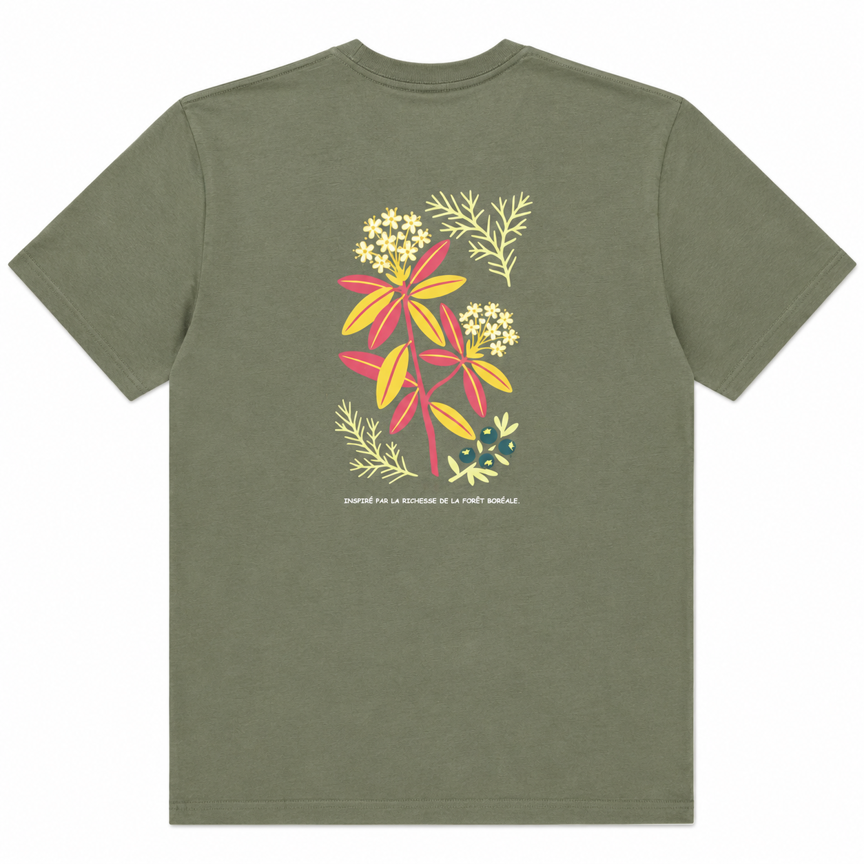T-shirt Distillerie du Fjord Olive