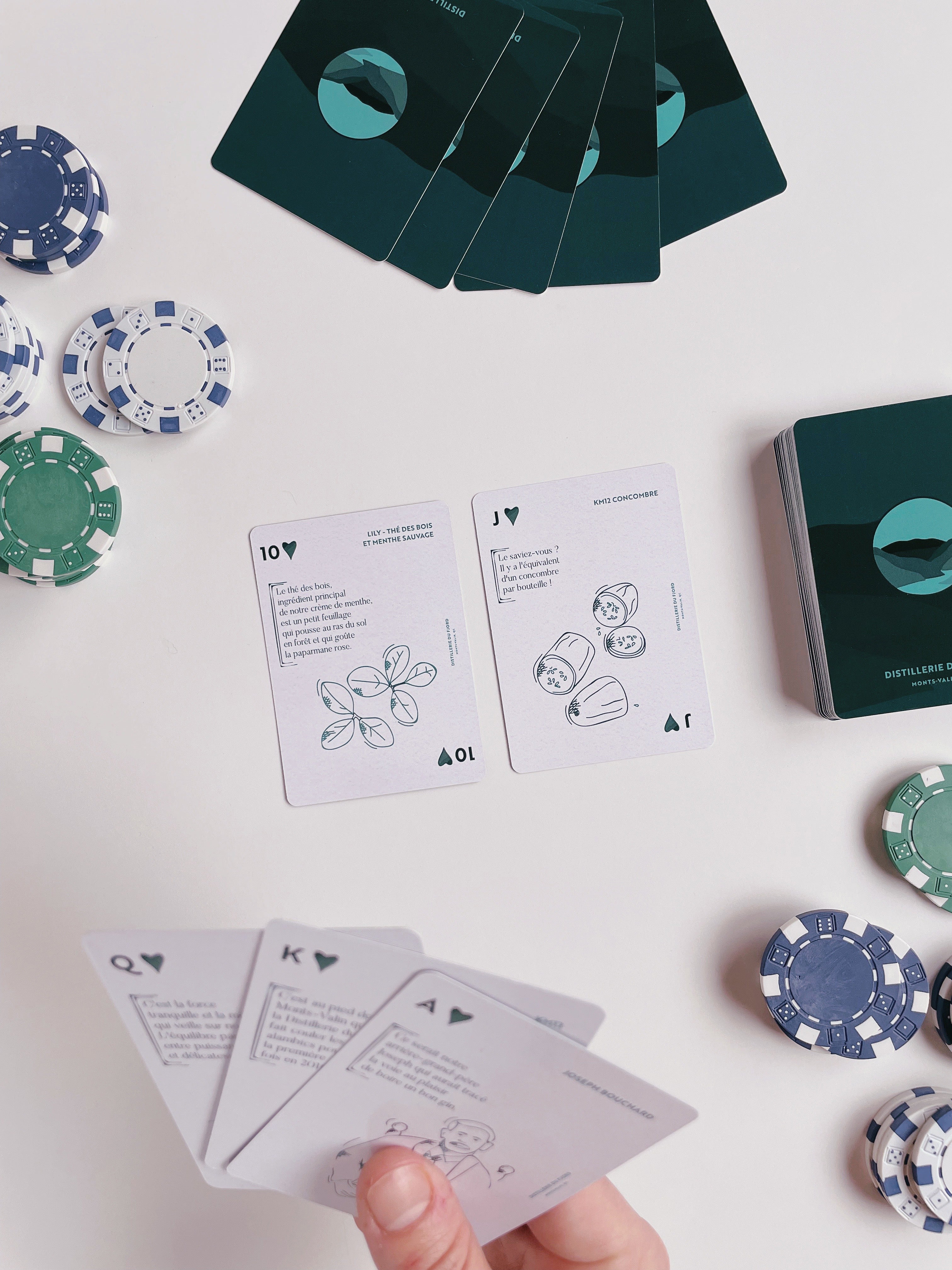 Jeu de cartes - Distillerie du Fjord "Fun facts"
